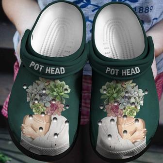Pot Head Shoes - Succulent Plant Clogs Birthday Gift - Monsterry CA