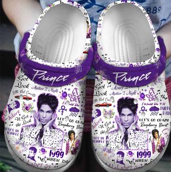 Prince Music Crocs Crocband Clogs Shoes For Men Women And Kids - Monsterry AU