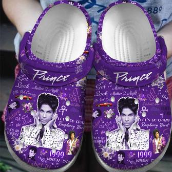 Prince Music Crocs Crocband Clogs Shoes For Men Women And Kids - Monsterry