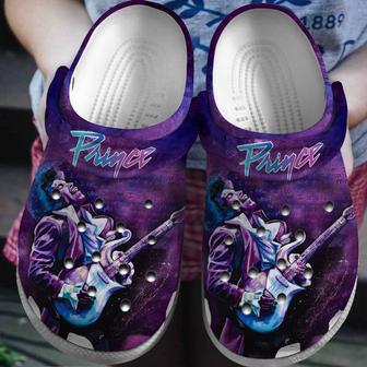 Prince Singer Music Crocs Crocband Clogs Shoes - Monsterry