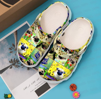 Pug Autumn Classic Clogs Shoes - Monsterry