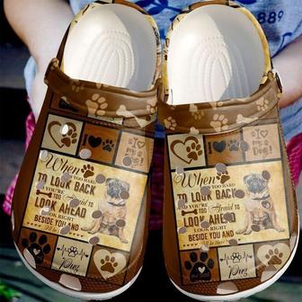 Pug I Will Be There Classic Clogs Shoes - Monsterry DE