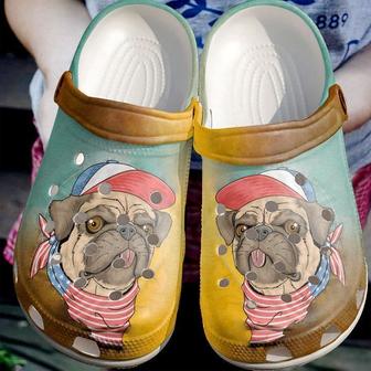 Pug Naughty Classic Clogs Shoes - Monsterry