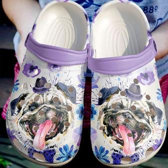 Pug Smiling Clog Shoes - Monsterry