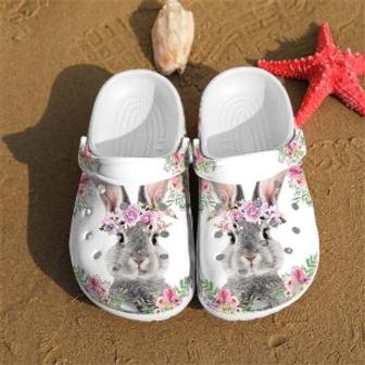 Rabbit Shoes Crocs Crocband Clogs Shoes For Men Women - Monsterry UK