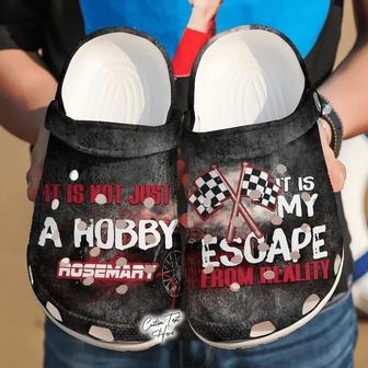 Racing Personalized Not Just A Hobby Classic Clogs Shoes - Monsterry