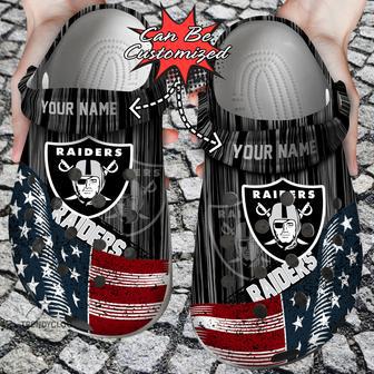 Raiders Clog Shoes Custom Name | Favorety CA