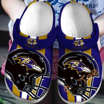 Ravens Teams Gift For Fan Crocband Clogs - Monsterry CA