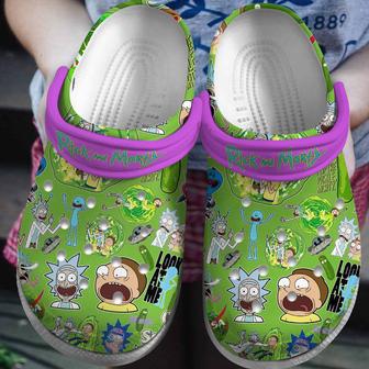 Rick And Morty Cartoon Crocs Crocband Clogs Shoes | Favorety AU