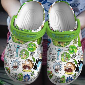 Rick And Morty Cartoon Crocs Crocband Clogs Shoes | Favorety AU