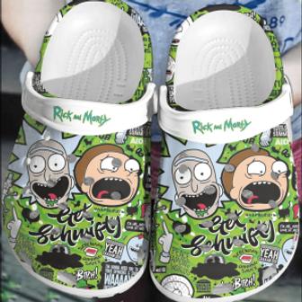 Rick And Morty Comic Crocs Clogs Crocband Shoes Comfortable For Men Women | Favorety