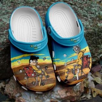 Rick And Morty Comic Crocs Clogs Shoes Comfortable Crocband For Men Women | Favorety