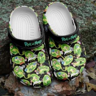 Rick And Morty Comic Crocs Crocband Clogs Shoes Comfortable For Men Women | Favorety DE