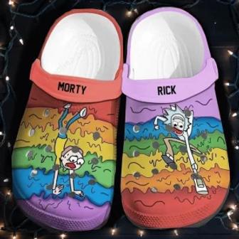 Rick And Morty Comic Crocs Crocband Comfortable Clogs Shoes For Men Women | Favorety CA