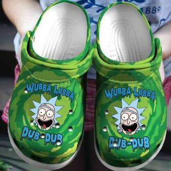 Rick And Morty Wubba Lubba Dub Dub Crocband Clogs | Favorety AU