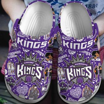 Sacramento Kings Nba Basketball Sport Crocs Crocband Clogs Shoes | Favorety