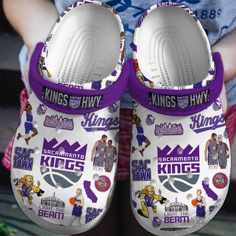 Sacramento Kings Nba Basketball Sport Crocs Crocband Clogs Shoes | Favorety