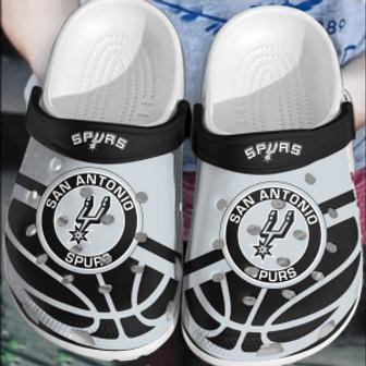 San Antonio Spurs Basketball Crocband Comfortable Clogs Crocs Shoes For Men Women | Favorety AU