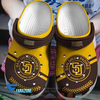 San Diego Padres Brown-Yellow Mlb Sport Crocs Clogs Crocband Shoes | Favorety UK