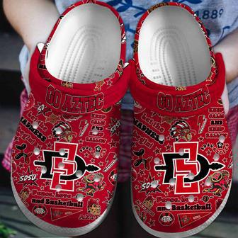 San Diego State Aztecs Basketball Ncaa Sport Crocs Clogs Crocband Shoes | Favorety UK