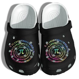 School Math Teacher Pi Custom Shoes - Merch Pi Day 2022 - School Fashion For Kids Boys Girls - Monsterry AU
