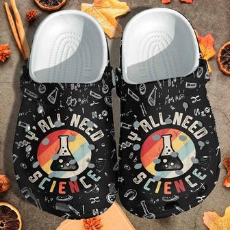 Science Custom Shoes Clogs - Funny Outdoor Shoes Clogs Birthday Gift For Chemistry Teacher - Monsterry CA