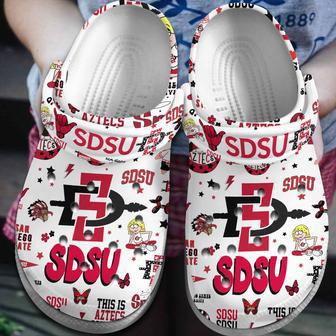 Sdsu San Diego State Aztecs Ncaa Sport Crocs Crocband Clogs Shoes | Favorety