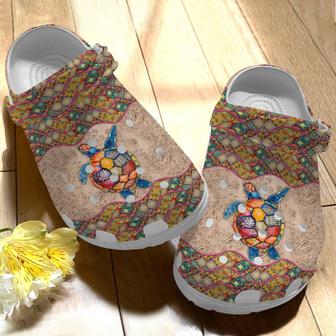 Sea Turtle - Boho Style Save The Ocean Shoes Clog - Monsterry UK