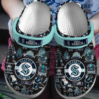 Seattle Kraken
Ice Hockey Team Nhl Sport Crocs Clogs Crocband Shoes | Favorety