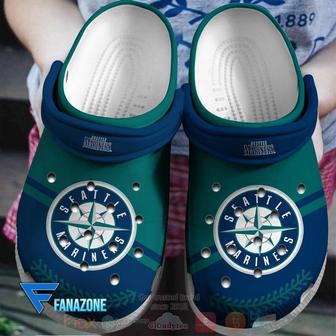 Seattle Mariners Blue-Green Mlb Sport Crocs Clogs Crocband Shoes | Favorety