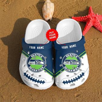 Seattle Seahawks Personalized Custom For Nfl Fans Clog Shoes | Favorety DE