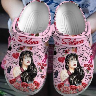 Selena Singer Music Crocs Crocband Clogs Shoes - Monsterry DE