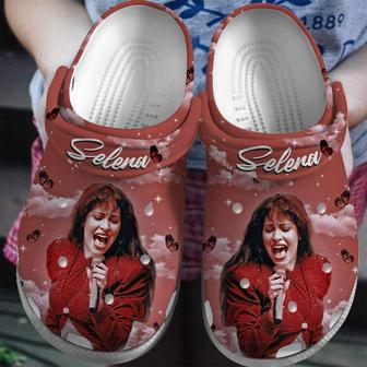 Selena Singer Music Crocs Crocband Clogs Shoes - Monsterry DE