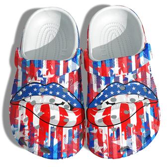 Sexy Lip 4Th Of July Shoes Gift Women - America Flag Celebrate Nationdal Day Shoes Birthday Day Gift - Monsterry AU