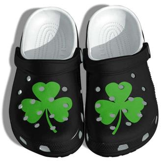 Shamrock Clover Lucky Flower Irish Patricks Day Crocband Clog Shoes - Monsterry CA