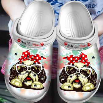 Shih Tzu Mom Classic Clogs Shoes Mothers Day Gift - Monsterry UK