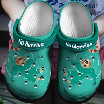 Sloth Swimming Shoes Summer 2022 - No Hurries No Worries Clogs - Monsterry