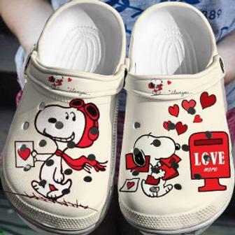 Snoopy Cartoon Dog Crocs 3D Clog Shoes | Favorety AU