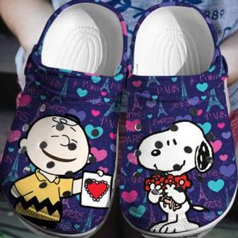 Snoopy Charlie Crocs 3D Clog Shoes | Favorety