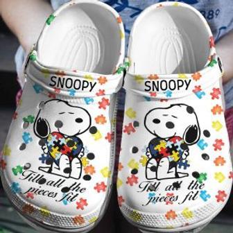 Snoopy Crocs 3D Crocsband Clog Shoes | Favorety UK