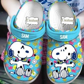 Snoopy Crocs Clogs Comfortable Crocband Shoes For Men Women | Favorety