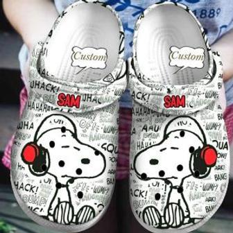 Snoopy Crocs Clogs Crocband Comfortable Shoes For Men Women | Favorety DE