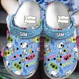 Snoopy Crocs Clogs Shoes Crocband Comfortable For Men Women | Favorety