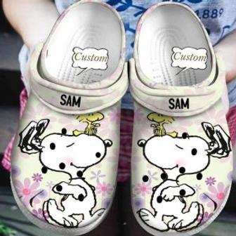 Snoopy Crocs Comfortable Crocband Clogs Shoes For Men Women | Favorety AU