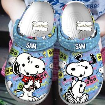 Snoopy Crocs Comfortable Crocband Shoes Clogs For Men Women | Favorety CA