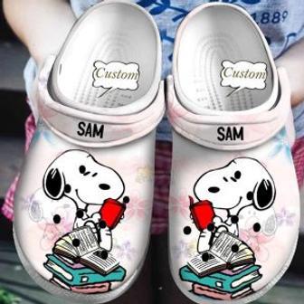 Snoopy Crocs Crocband Comfortable Clogs Shoes For Men Women | Favorety AU