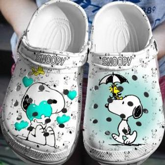 Snoopy Crocs Crocsband 3D Clog Shoes | Favorety