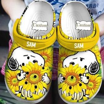 Snoopy Crocs Shoes Clogs Comfortable Crocband For Men Women | Favorety DE