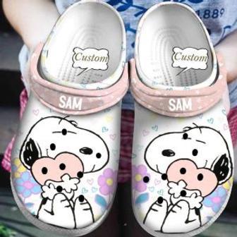 Snoopy Crocs Shoes Crocband Clogs Comfortable For Men Women | Favorety AU