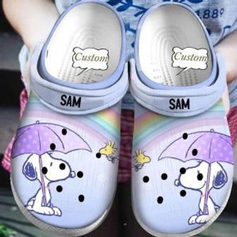 Snoopy Crocs Shoes Crocband Comfortable Clogs For Men Women | Favorety UK